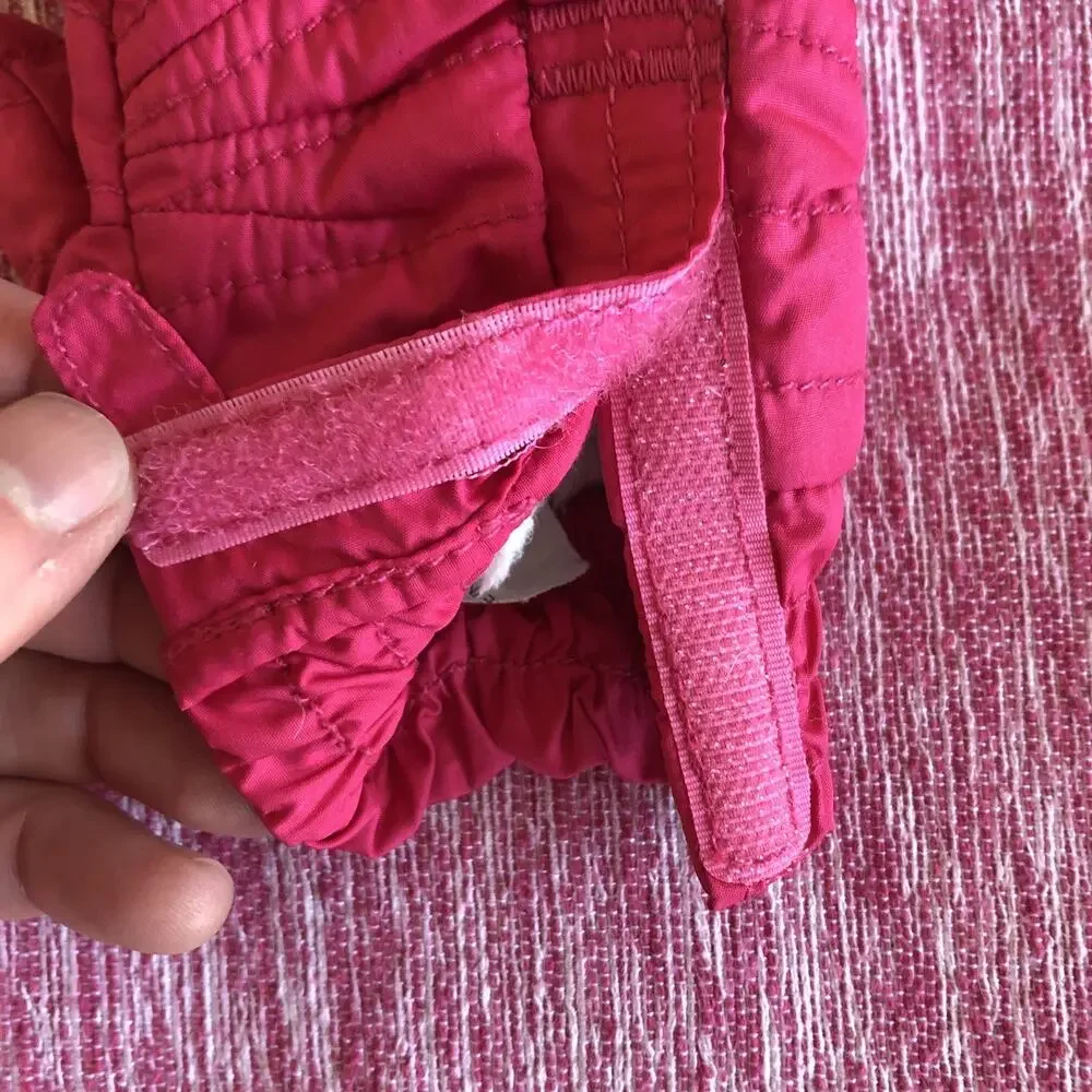 PATAGONIA BABY PUFF MITTS 0-3M STRAIGHT Pink INFANT MITTENS insulated